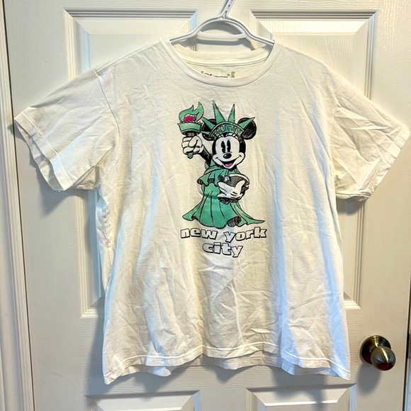 Disney Minnie Mouse New York City Tshirt 100% organic cotton XXL - Picture 1 of 4